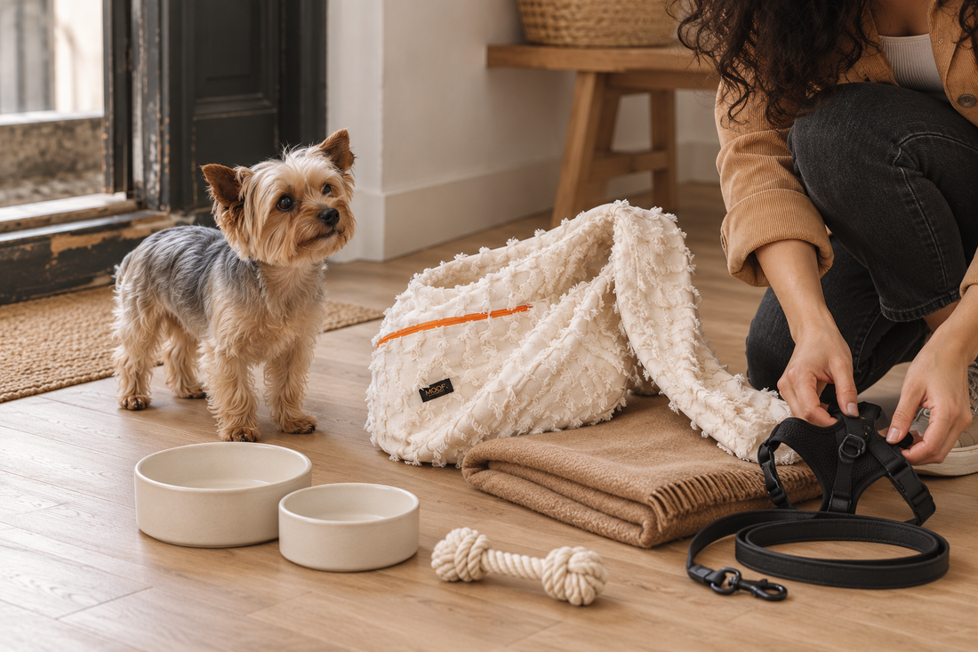 Partir en week-end avec son petit chien : la checklist complète